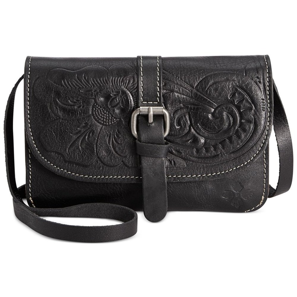 Patricia Nash Leather Crossbody Organizer Bag